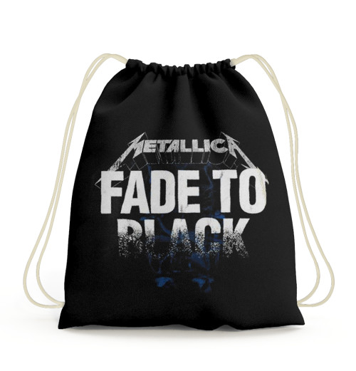 Metallica - Fade To Black Drawstring Bag