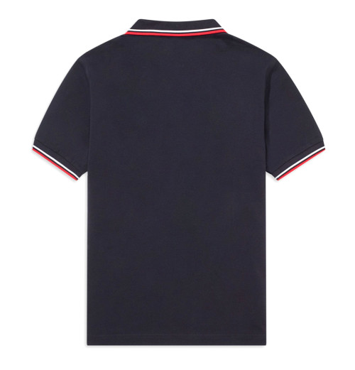 The Rolling Stones - Classic Tongue Navy Polo Shirt