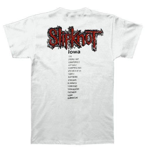 Slipknot - IOWA Tracklist White