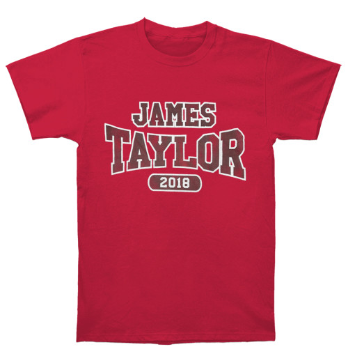 James Taylor - 2018 Tour Logo Red