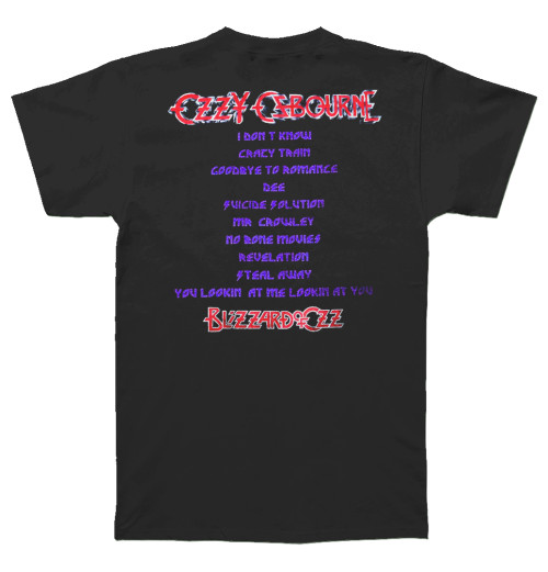 Ozzy Osbourne - Blizzard Of Ozz Tracklist