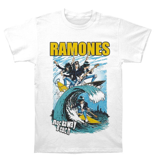 Ramones - Rockaway Beach White