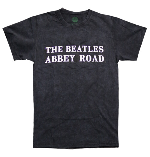 The Beatles - Abbey Road Sign Black Dip Dye