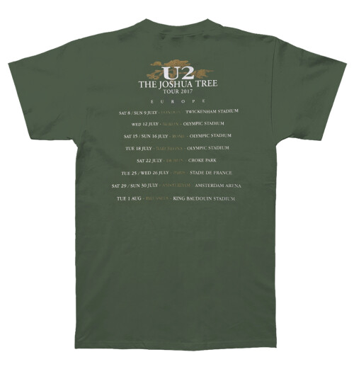 U2 - Joshua Tree Logo 2017 Green