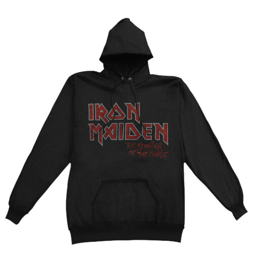 Iron Maiden - NOTB Vintage Logo Faded Edge Album Hoodie