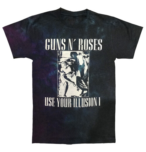 Guns N Roses - UYI Monochrome Blue Dip Dye