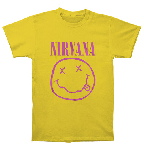 Nirvana - Purple Smiley Yellow