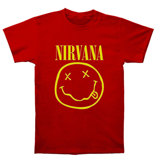 Nirvana - Yellow Smiley Red