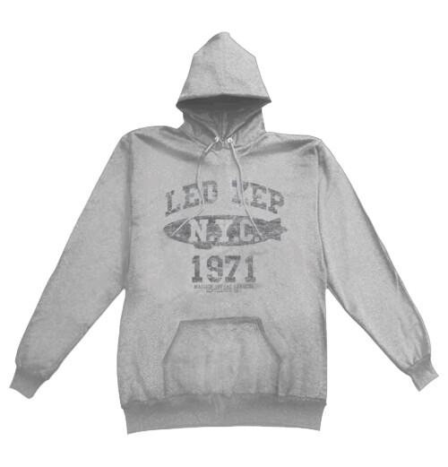 Led Zeppelin - LZ College Grey Hoodie