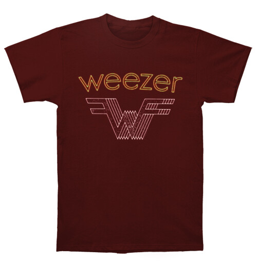 Weezer - Logo Maroon