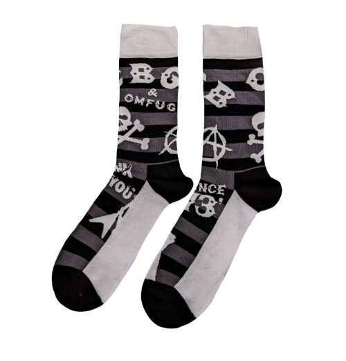 CBGB - Logos Striped Socks