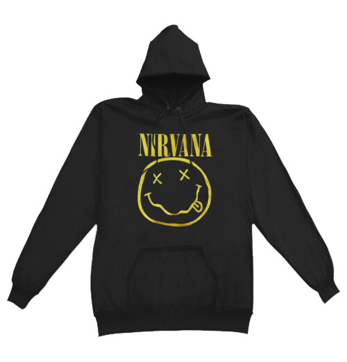 Nirvana - Yellow Smiley Hoodie
