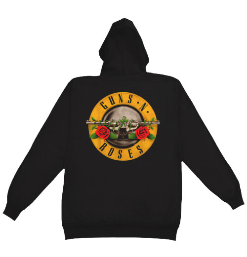 Guns N Roses - Classic Logo BackPrint Zip Hoodie