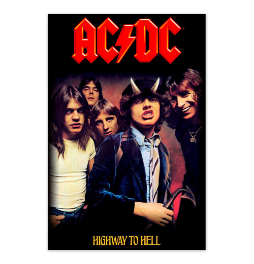 ACDC - Highway To Hell Textile Poster