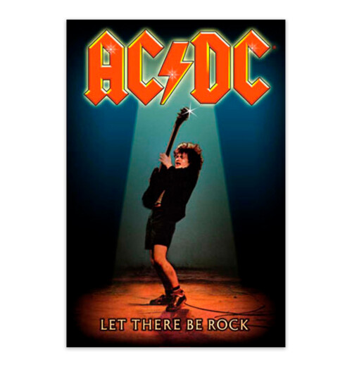 ACDC - Let There Be Rock Textile Poster