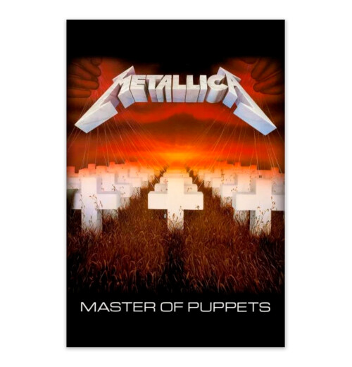 Metallica - Master Of Puppets Textile Poster