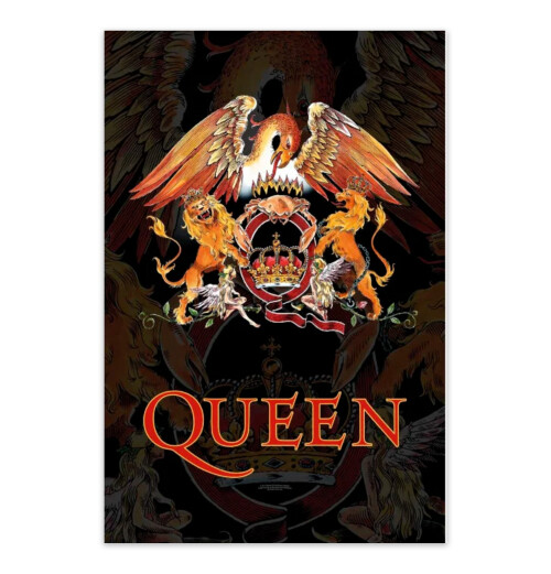 Queen - Crest Textile Poster