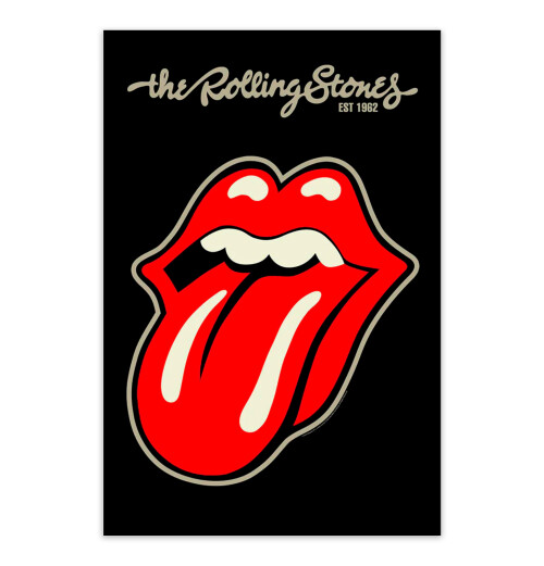 The Rolling Stones - Tongue Textile Poster
