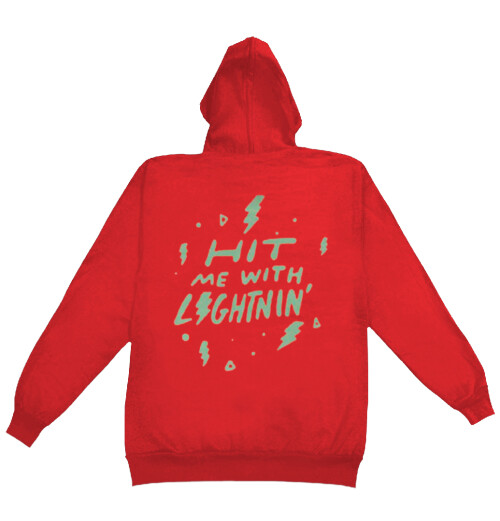 Paramore - Marked Up Red Hoodie