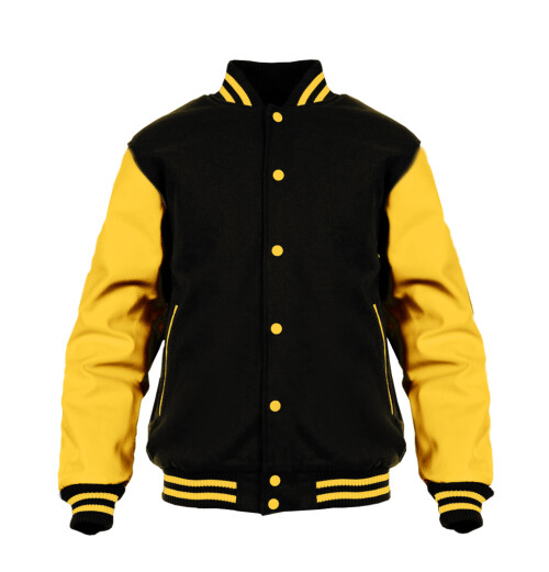 Wu Tang Clan - Logo Black/Yellow Varsity Jacket