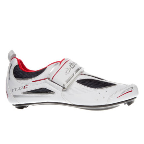 DHB CYCLING SHOE T1.0 WHITE/RED
