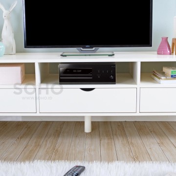 Rak TV - Modern TV Large Ivory