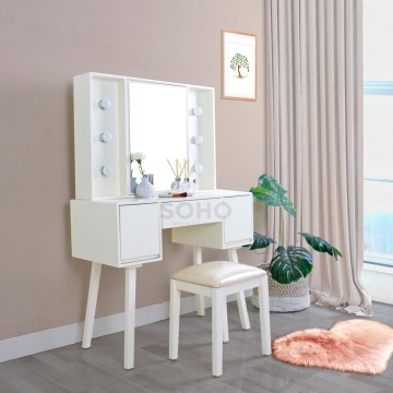 Meja Rias - Tiana Dressing Table with LED