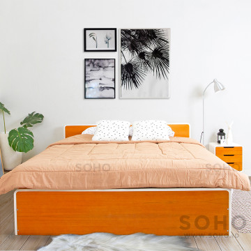 Tempat Tidur Laci - Helsinky Bed 120 x 200 Two Tone