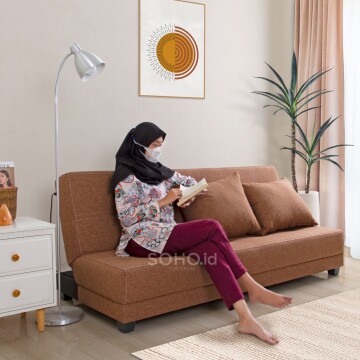 Sofa - Remy Sofa Bed Brown