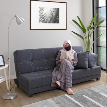 Sofa - Remy Sofa Bed Grey