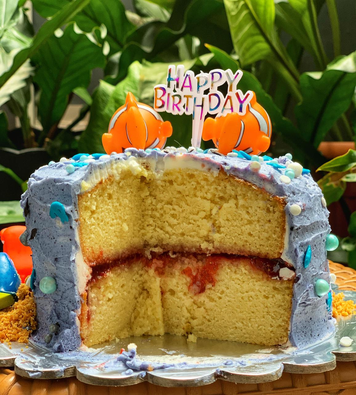 Olivia Syalia Birthday Cake + Veggie Powder Telang